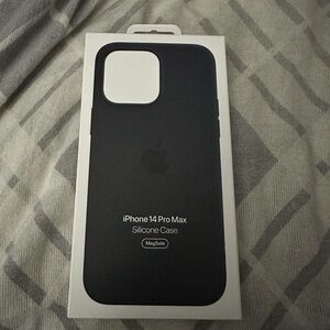 Apple iPhone 14 Pro Max Silicone Case - Midnight Black